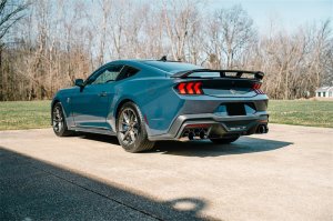 Ford Mustang Performance Exhaust - Rear - CORSA Performance - 3in Dual Rear Axle-Back w/Twin 4.5in Black PVD Straight Tip - Black - `24-`27 Ford Mustang Performance Exhaust - Rear - CORSA Performance - 3in Dual Rear Axle-Back w/Twin 4.5in Black PVD Straight Tip - Black - `24-`27